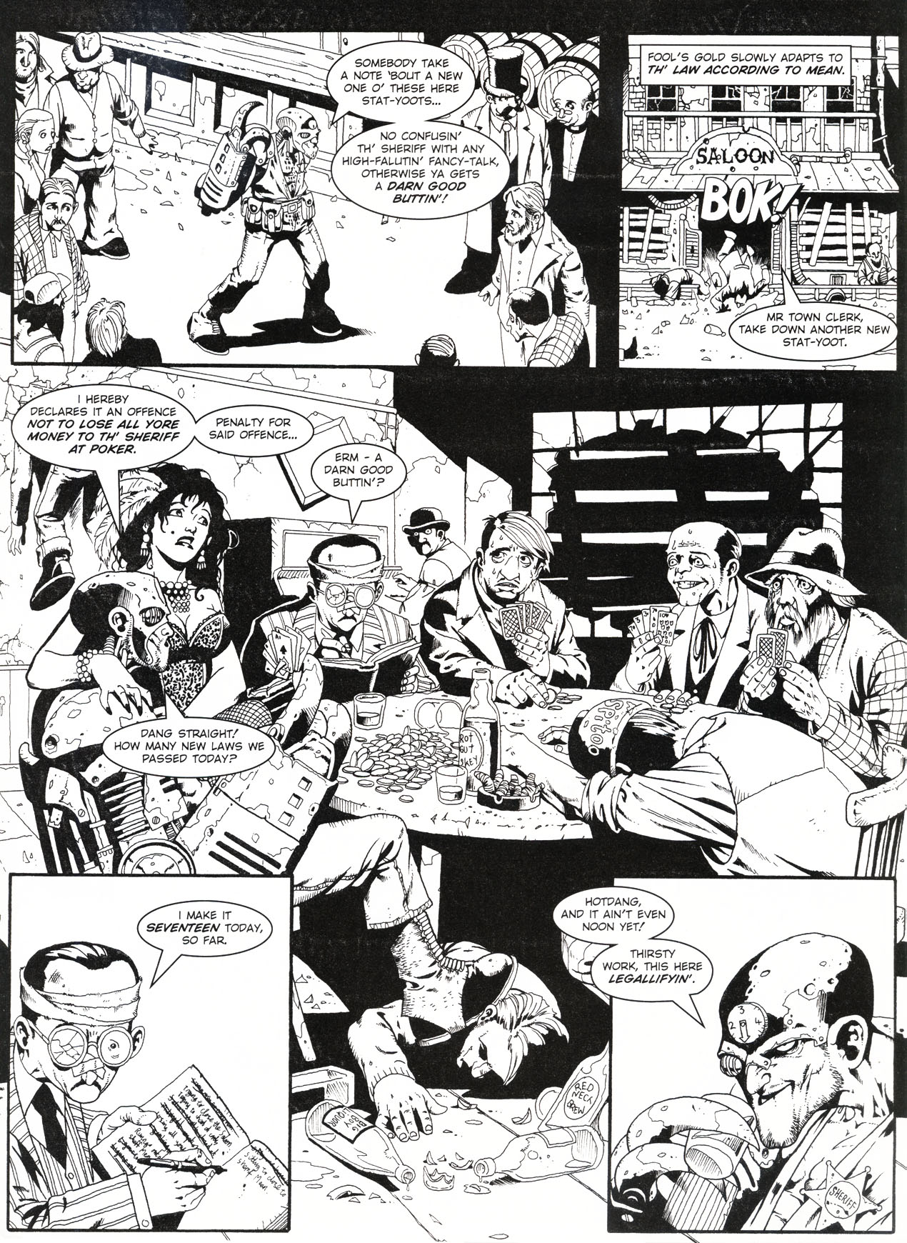 Read online Judge Dredd Megazine (vol. 3) comic -  Issue #75 - 19