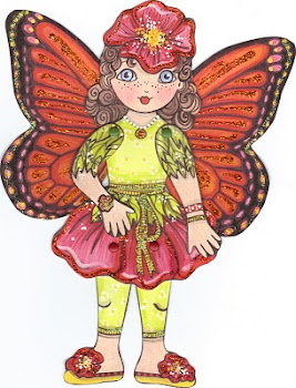 Rose Fairy Paper Doll