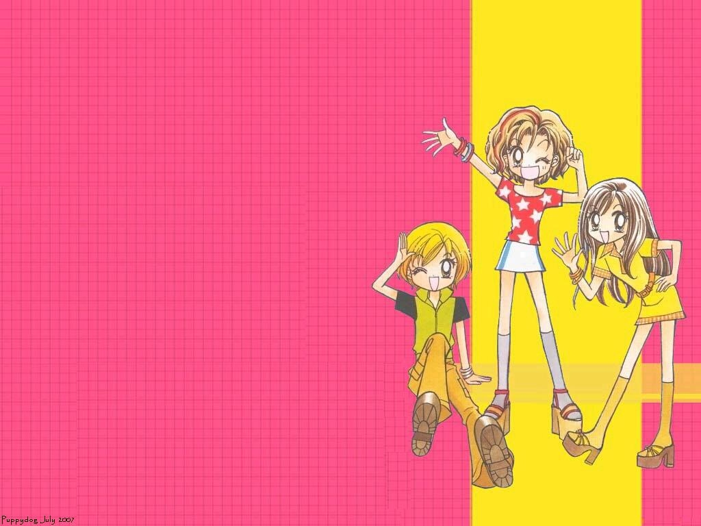 free anime and cartoon online: Super Gals Wallpapers
