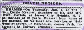 [Death+Notice+-+Carrie+Kramer+-+Saturday,+January+4,+1908,+Pa.jpg]