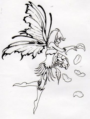 Fairy tattoos are very popular with women 