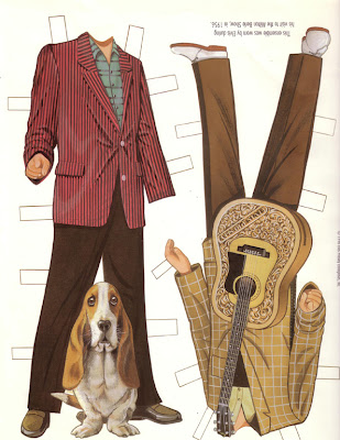 Elvis Presley paper doll