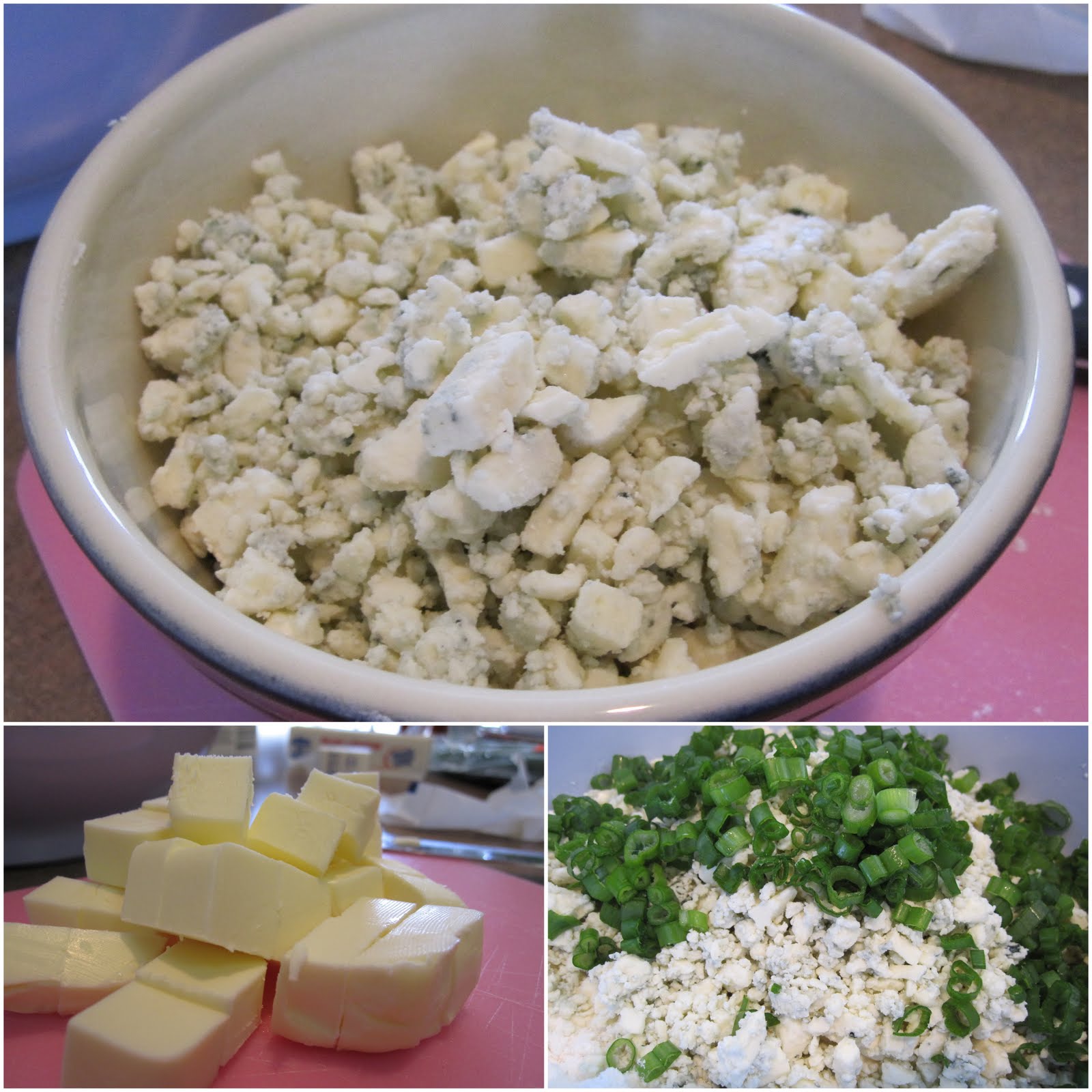 taylor made... Blue Cheese Scallion Drop Biscuits