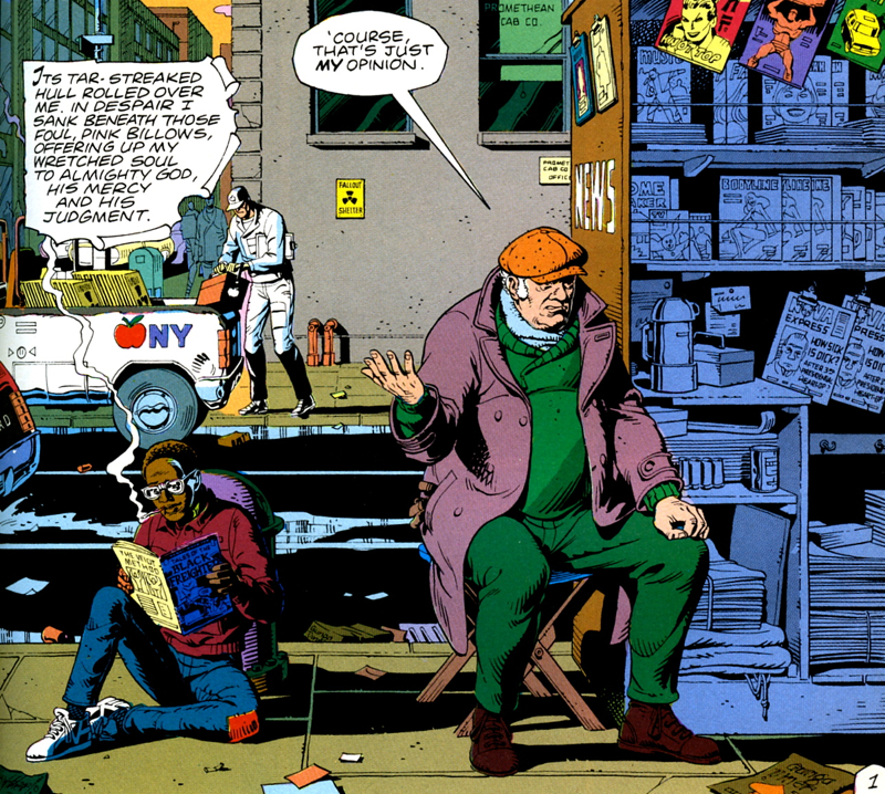 GEEKANERD: Watchmen: Movie Stills to Comic Panels Comparison