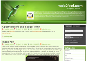 Birdy Wordpress template Birdy Wordpress template