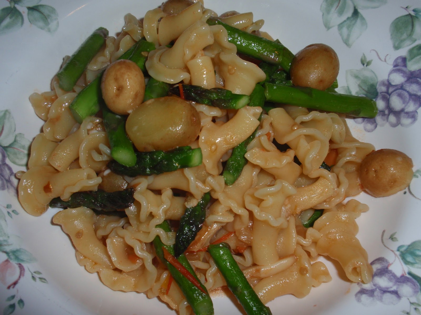 My Italian Grandmother Pasta with Potatoes and Asparagus