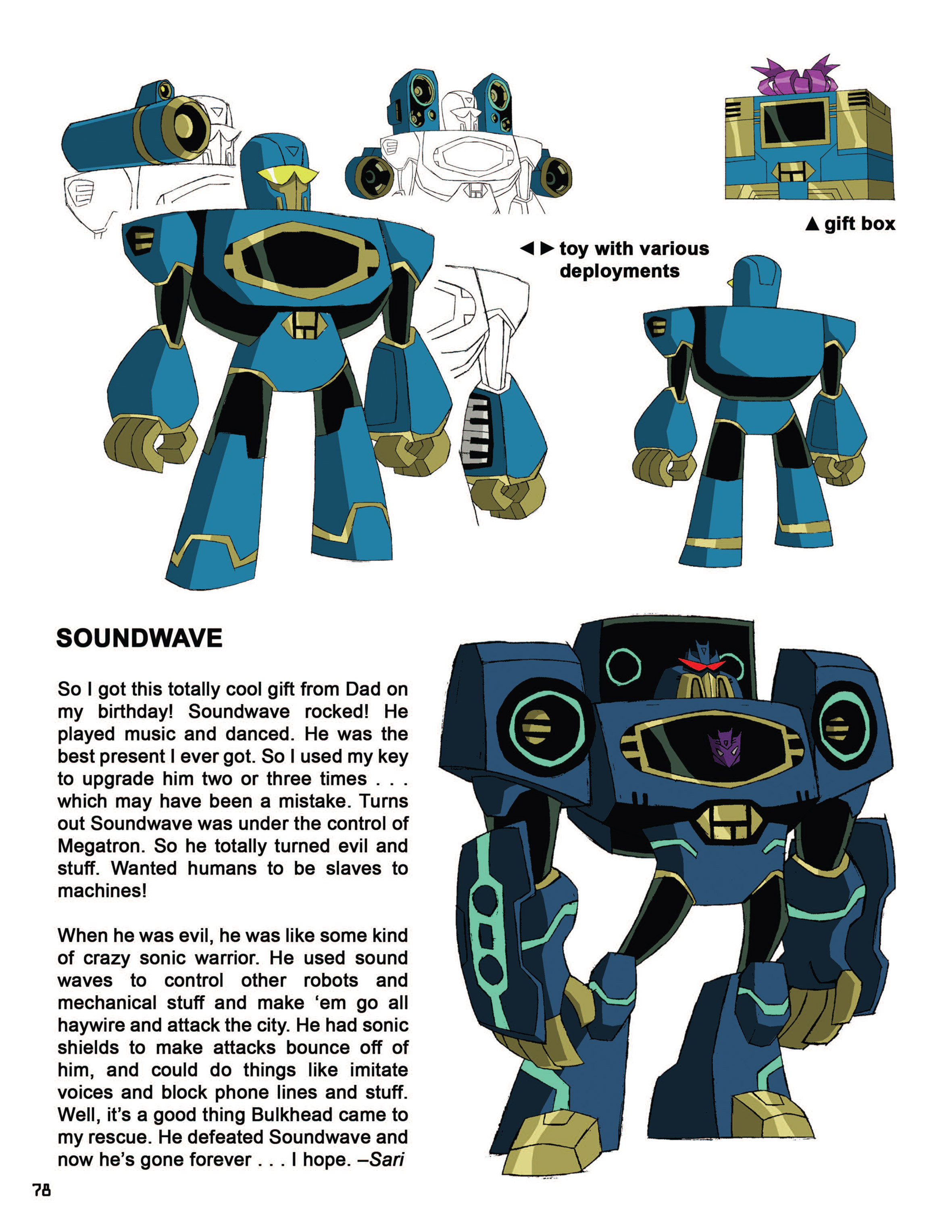 Read online Transformers Animated: The Allspark Almanac comic -  Issue # TPB 1 - 79