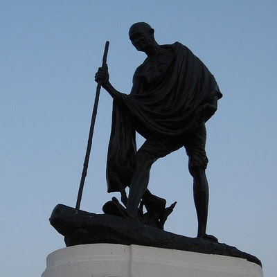 Mahatma Gandhi statue i Chennai