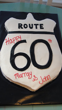 60th Bday slab cake