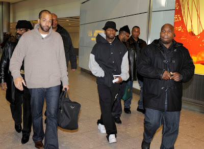 50-and-entourage   50-and-entourage 50 Cent breaks into own Rolls Royce while filming movie in London