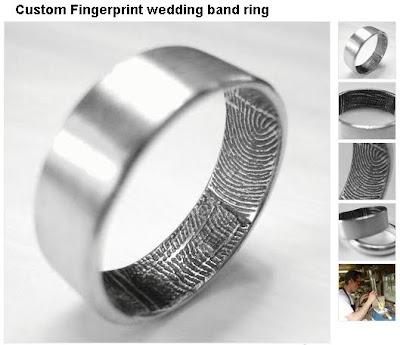 Fingerprint Wedding Band