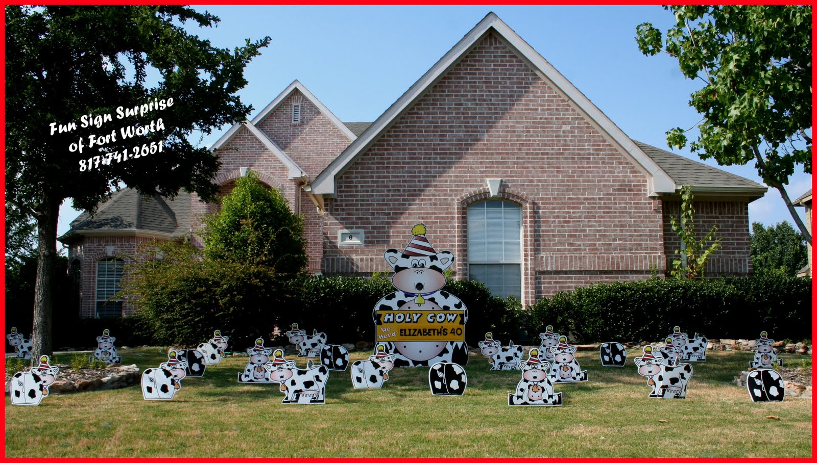 Birthday yard signs near me