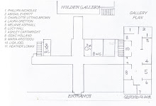 GROUND FLOOR DEGREE SHOW GALLERY PLAN