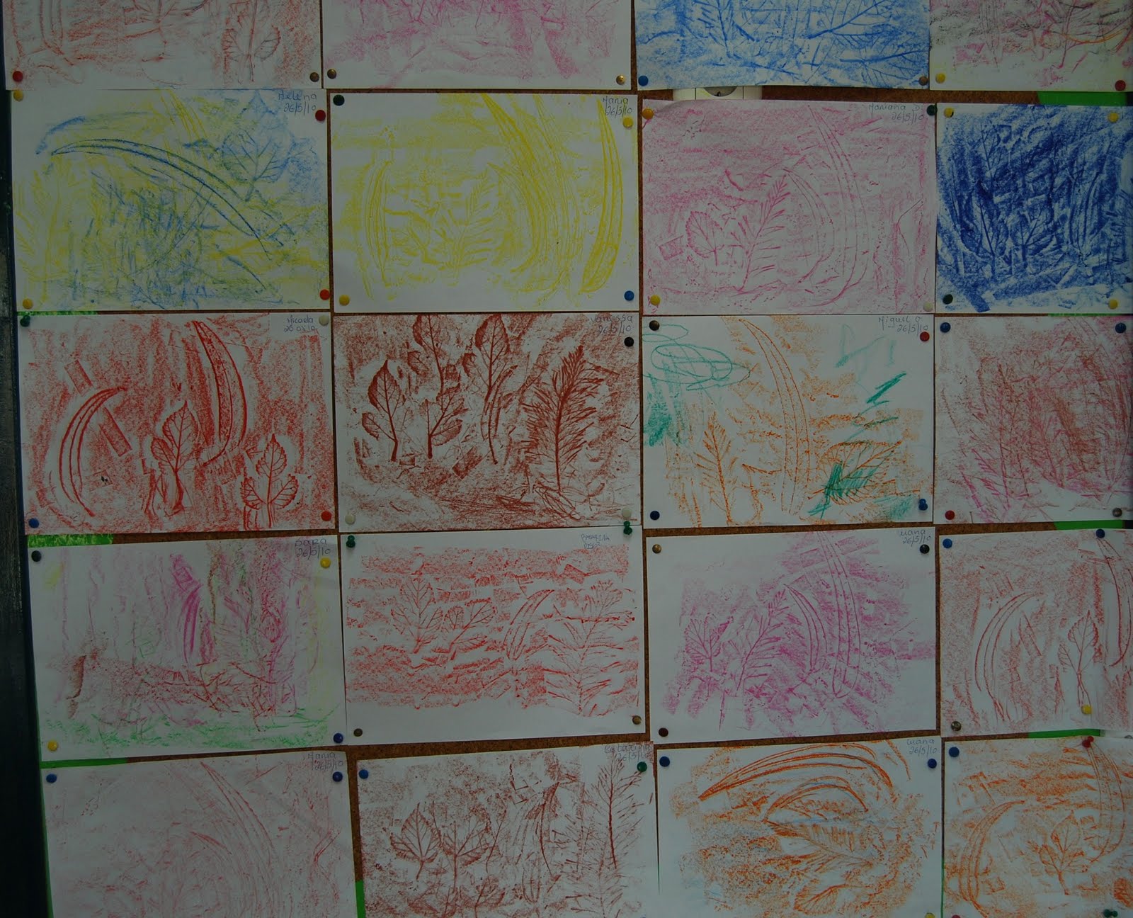 Sempre a crescer: Decalque - Descobrindo texturas