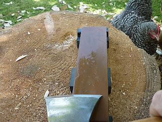 axe carving