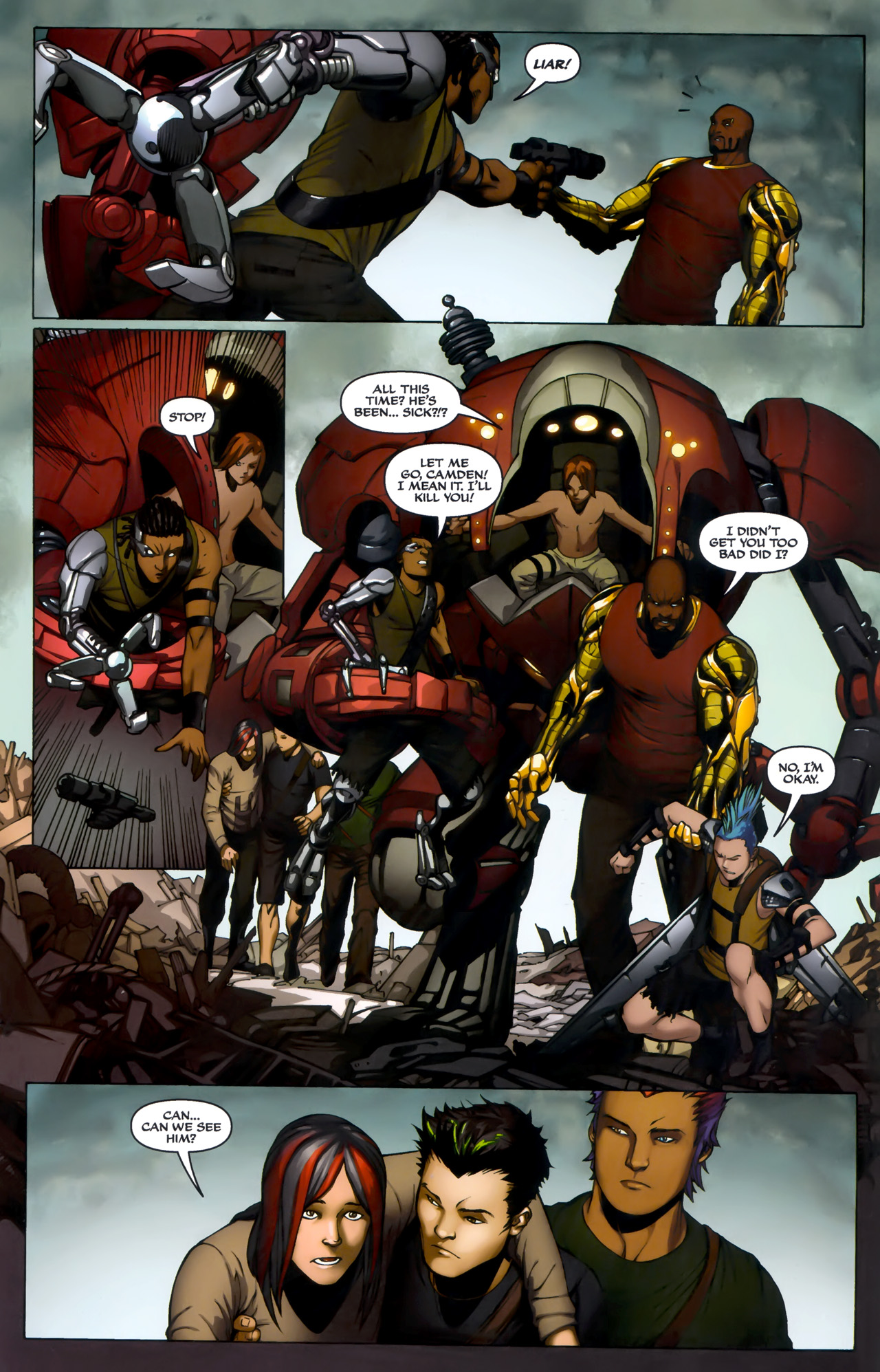 Read online Michael Turner's Soulfire (2009) comic -  Issue #4 - 19