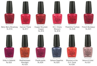 Make It Colorful: OPI Collections 2009