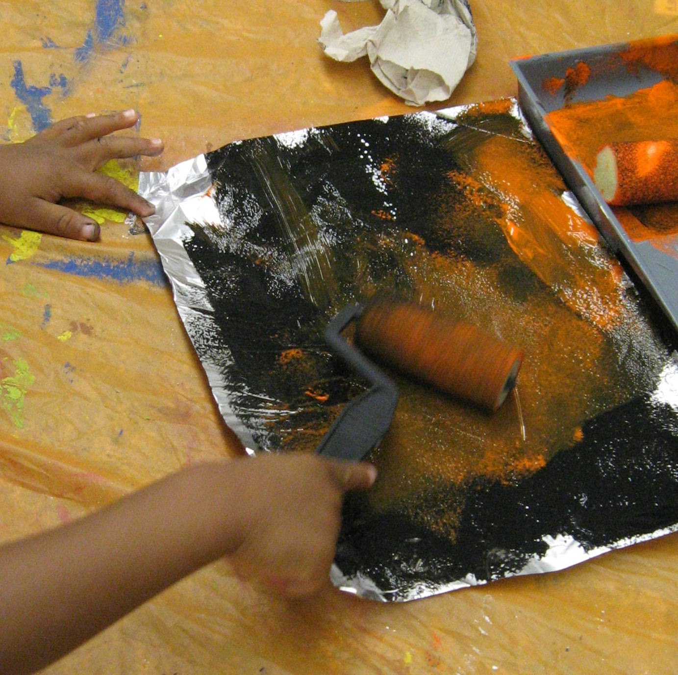 StrongStart Tin Foil Painting