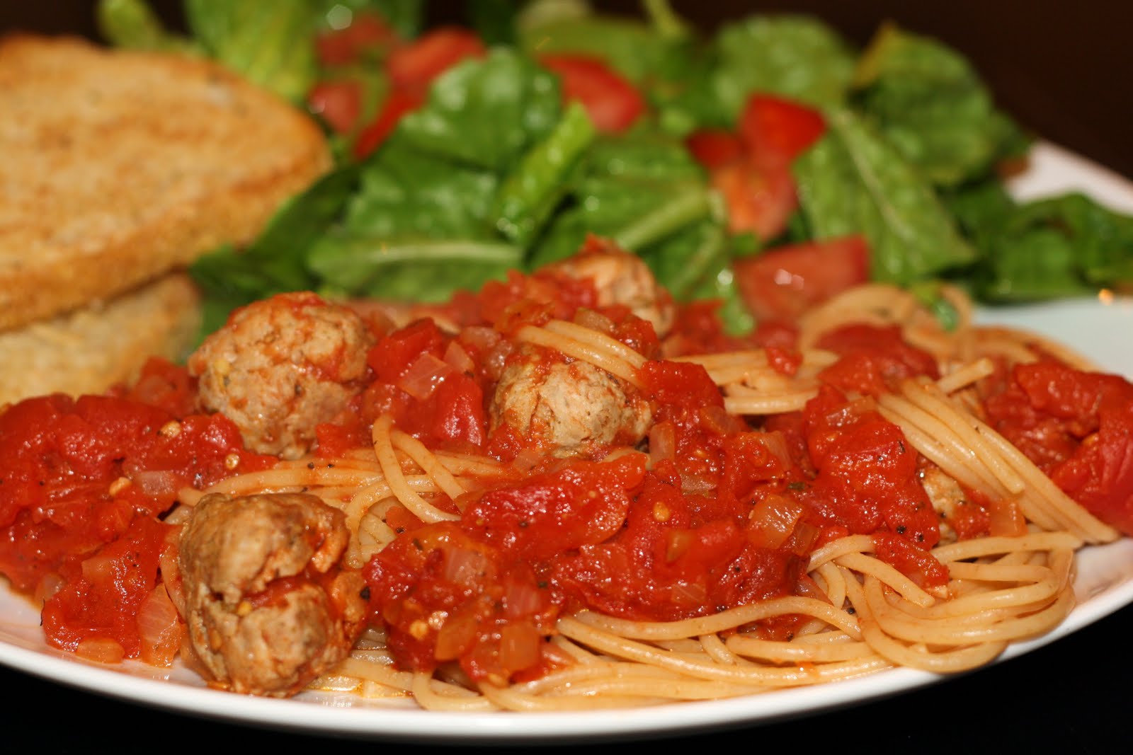 what's for dinner? spaghetti and meatballs... 30 minutes