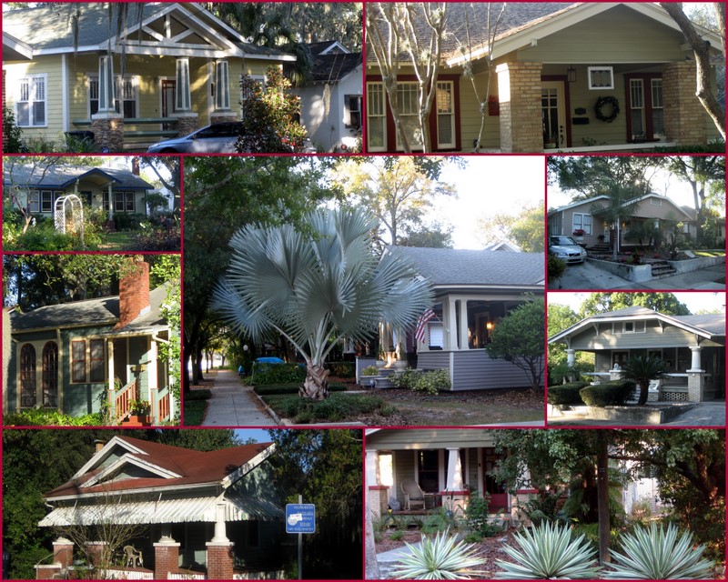 Pedras, Plantas e Companhia Os bungalows de Tampa