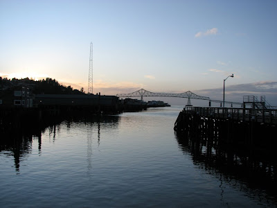 Peaceful Evening View of the Columbia River, Astoria, Oregon