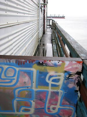 Painted Gate at Pier 11, Astoria, Oregon