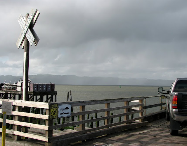 Railroad Crossing at Pier 11, Astoria, Oregon