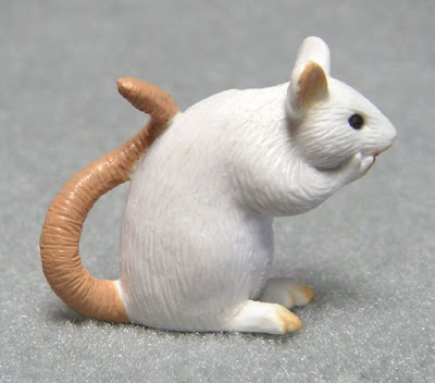Stuffed Toy White Rat 74