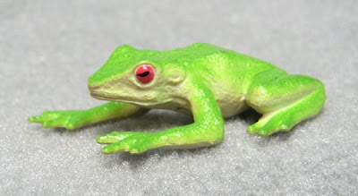 Plastic red-eyed tree frog