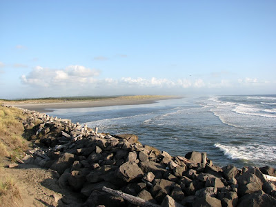 Oregon Coast at Fort Stevens - South Jetty