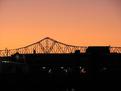 The Astoria-Megler Bridge at Sunset, Astoria, Oregon