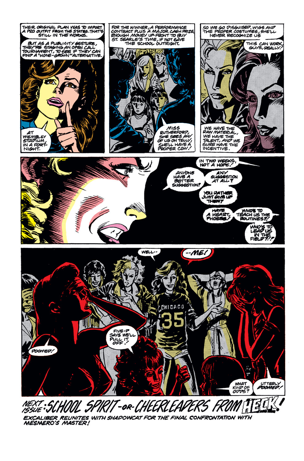 Read online Excalibur (1988) comic -  Issue #33 - 23