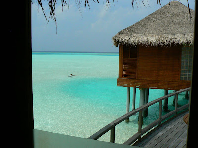Maldive in water villa