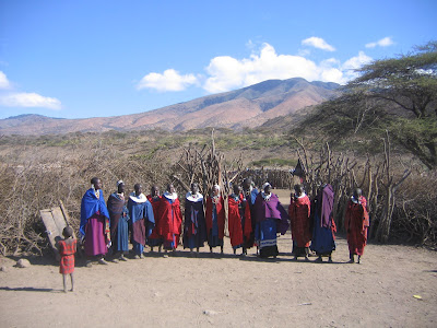 Imagini safari Kenya: trib masai