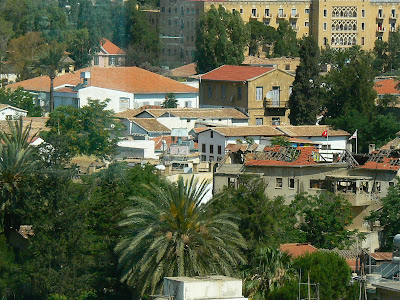 Imagini Nicosia: Linia Verde vazuta din Ledra Observatory