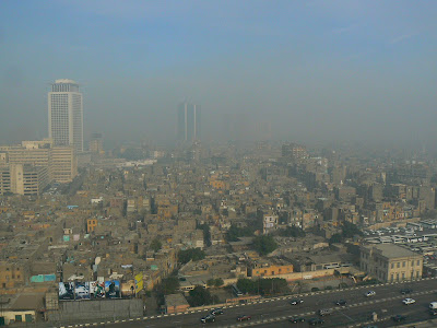 Cazare Egipt: Isis Hotel Cairo panorama de la fereastra