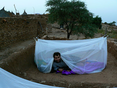 Cazare Mali: scularea dimineata in Pays Dogon