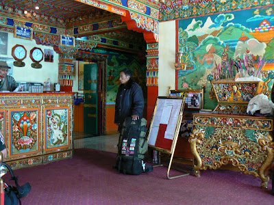Imagini Tibet: hotel Dhod-Gu Lhasa receptie