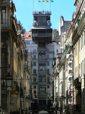 Imagini Portugalia: liftul Santa Justa Lisabona