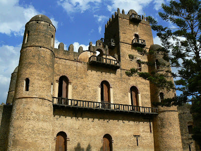 Imagini Etiopia: palatul din Gonder