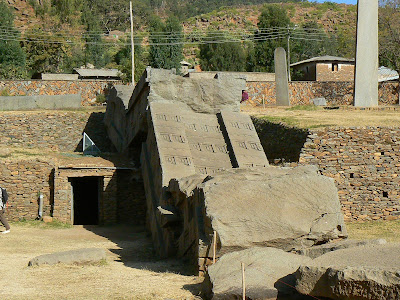 Imagini Etiopia: stelae cea mai mare din Aksum