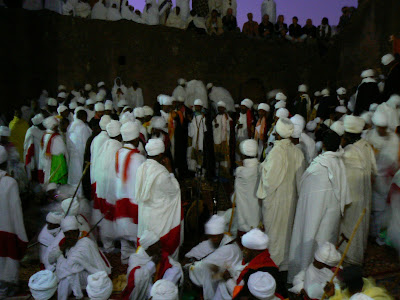 Imagini Etiopia: Craciun la Lalibela Beta Maryam