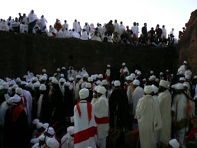 Imagini Etiopia: Craciun la Lalibela Beta Maryam