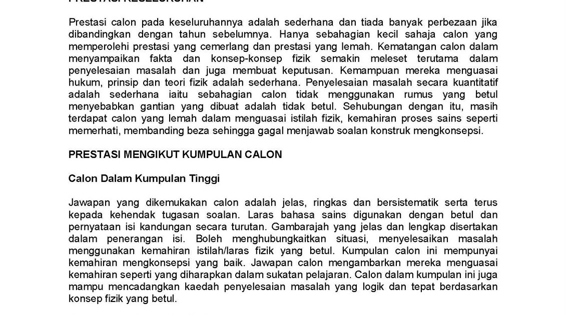 Soalan Fizik Haba  Contoh Nyah