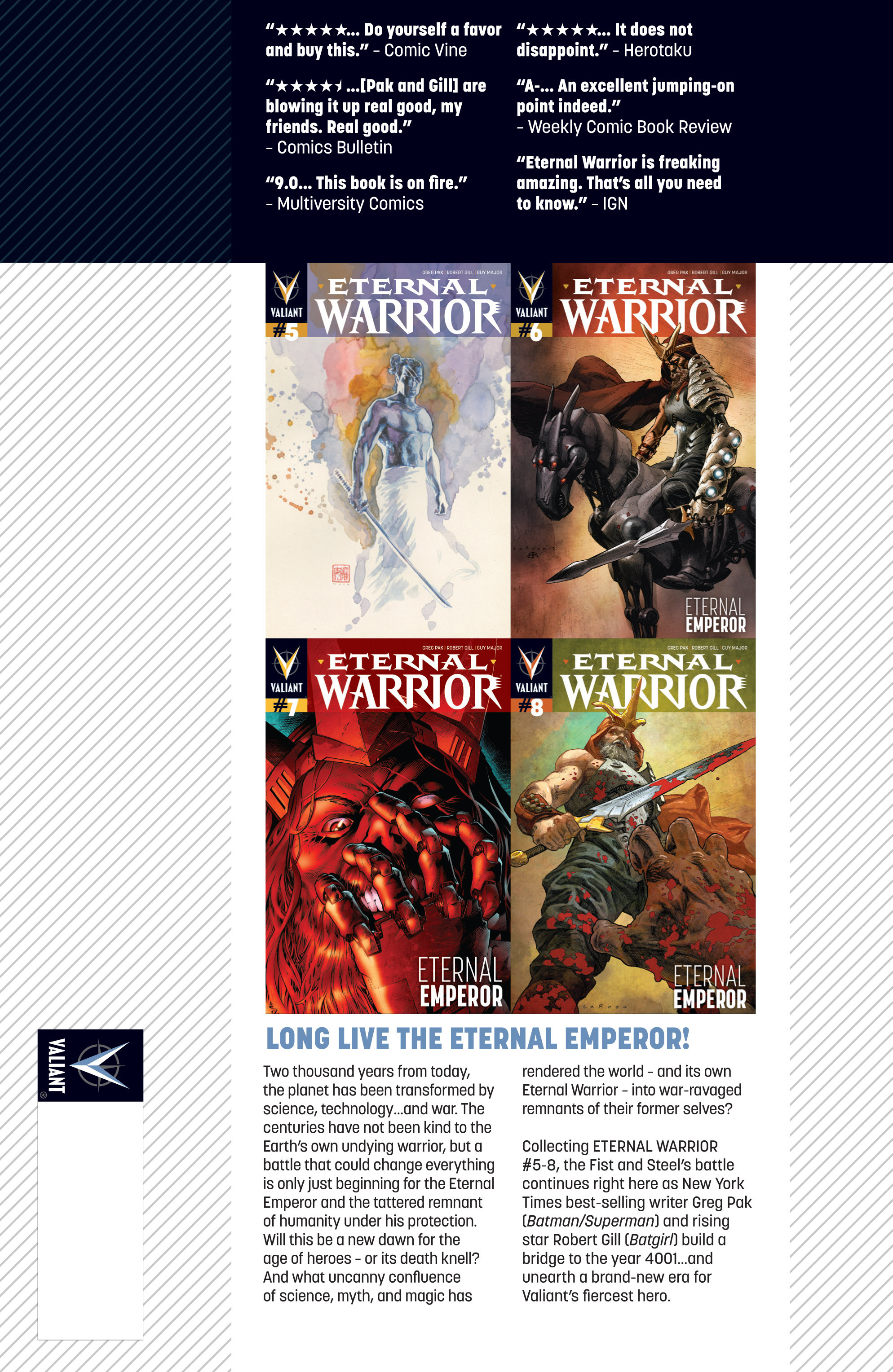 Read online Eternal Warrior comic -  Issue # _TPB 1 - 105