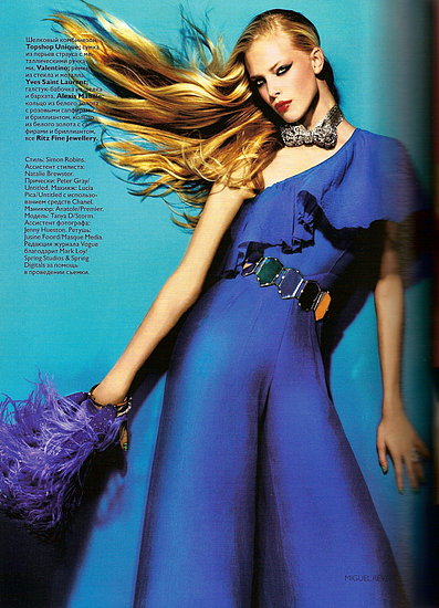 Miss Freja: Tanya Dzihileva in Vogue Russia February 2008