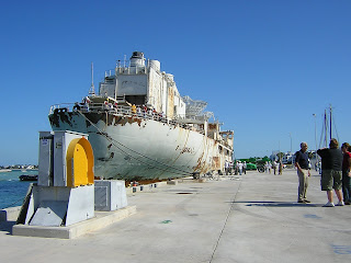 Another picture of the USS Vandenberg in Key West