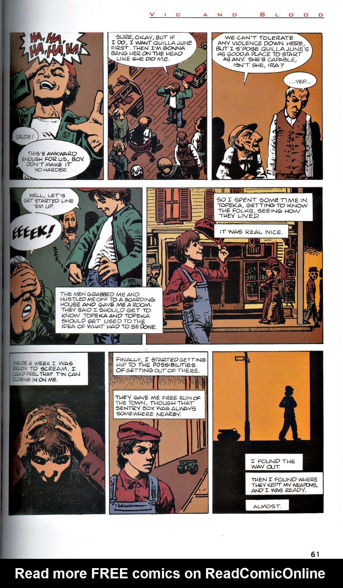 Read online Vic and Blood comic -  Issue # TPB - 62