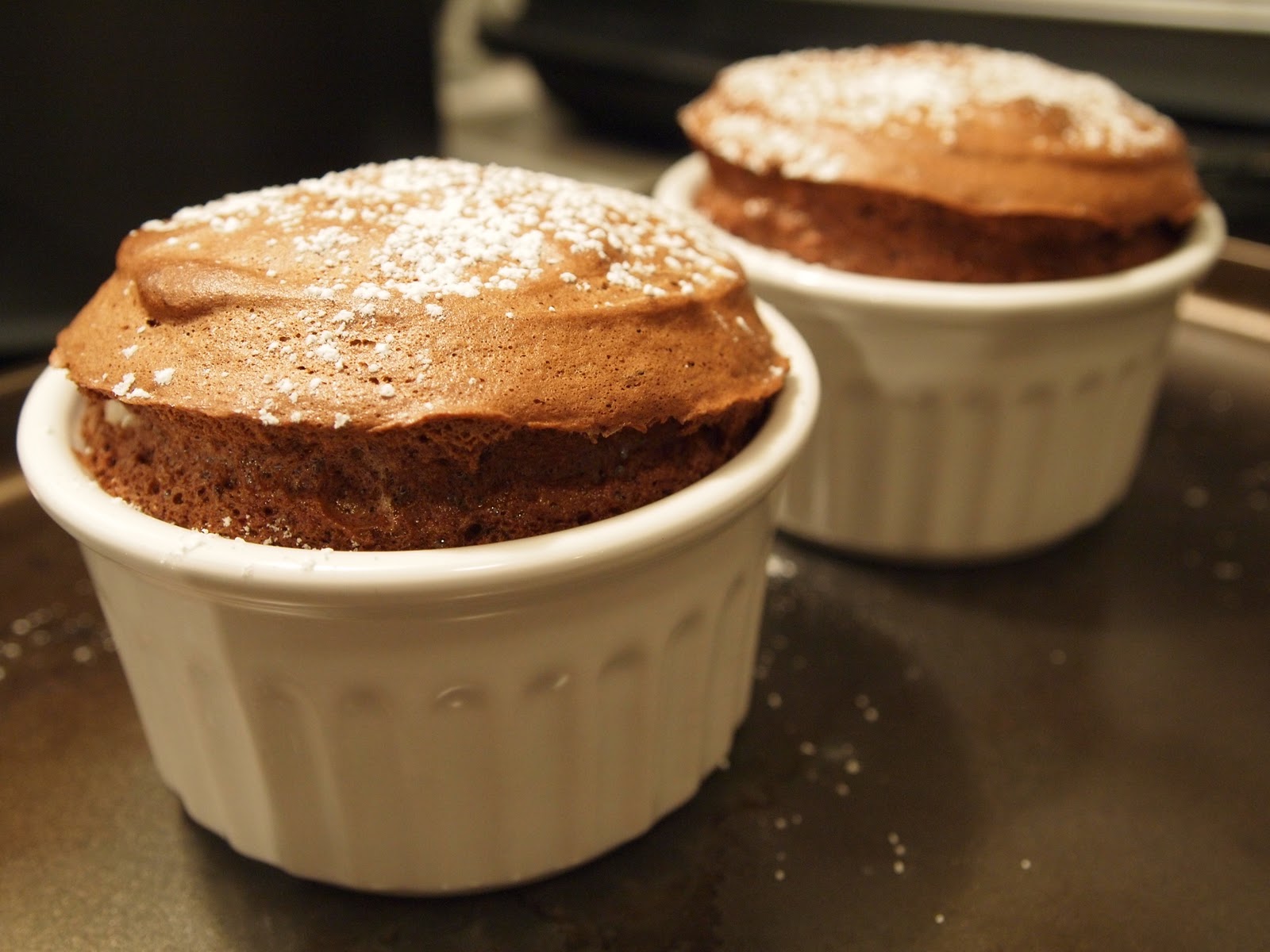 Baking is the New Black Chocolate Soufflé