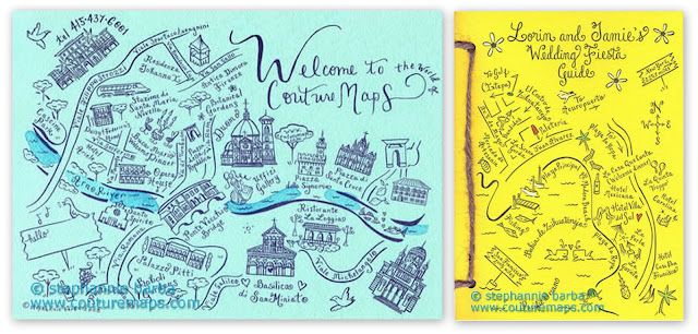 Designer Wedding Maps & More